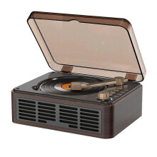 Multifunction Bluetooth CD Player HiFi Sound Music Player Speaker,Support AUX/USB/FM Radio for Home,Office US Plug B