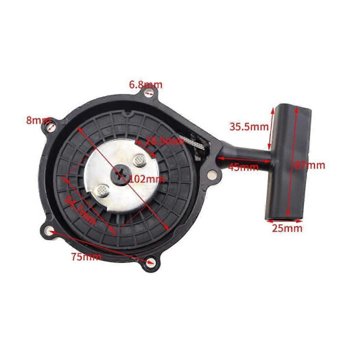 Εκκινητής κινητήρα για Gy6 150Cc 180Cc 200Cc 250 260 Χειροκίνητη εκκί 2