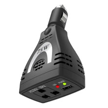 Car Power Inverter,75W DC12V to AC 220V Auto Converter USB Charger Adapterfor Adapter Converter Cha