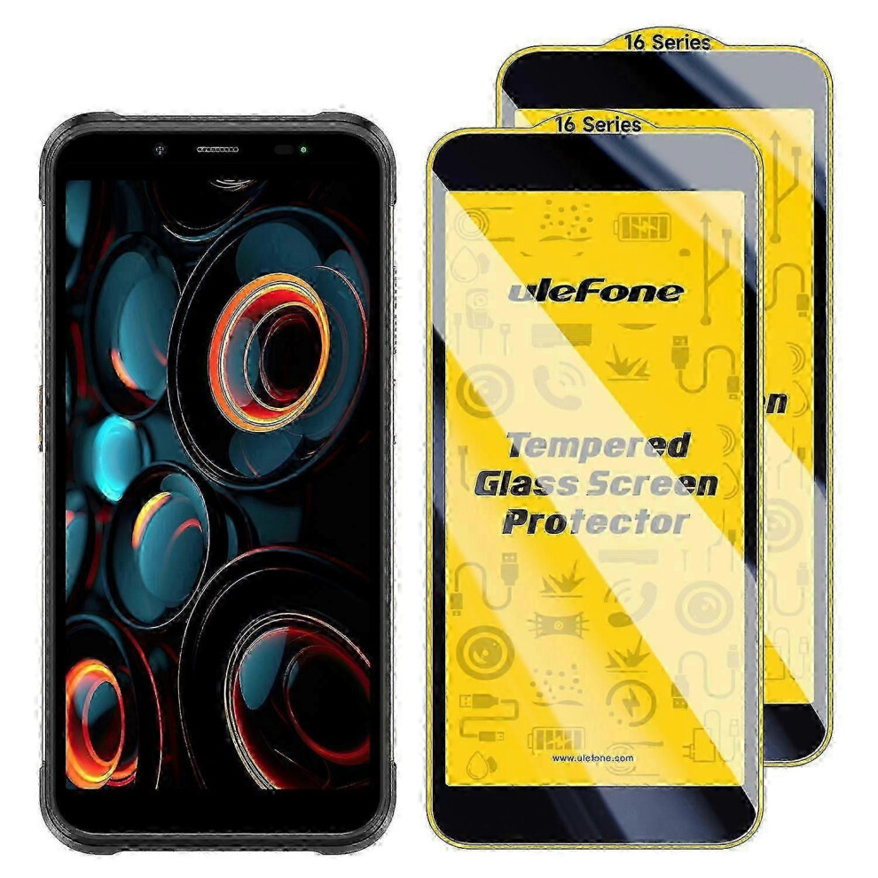 2 Pack Ulefone 9H Hd Anti-Fingerprint Tempered Glass Screen Protector 9152359538350