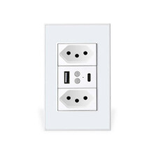 Tuya Zigbee Smart Brazil Socket Switch 10A Switch Socket Support Voice Control TUYA APP for Smart Life