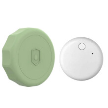 Ortungsgerät mit Silikonhülle für Bluetooth-Ortungsgerät „FindMyPet Tracker“ für iOS-Systeme – Verlustpräventionsgerät