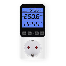 EU Plug,Digital Energy Meter Wattmeter Socket Voltage Power Consumption Watt AC230V Electricity Analyzer Monitor Tester