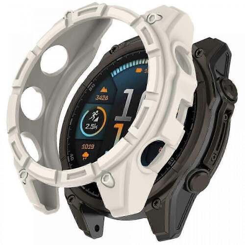 Θήκη ρολογιού Garmin Fenix 8 47mm TPU με αντιχαρακτική κοίλη επένδυση - Πορτοκαλί