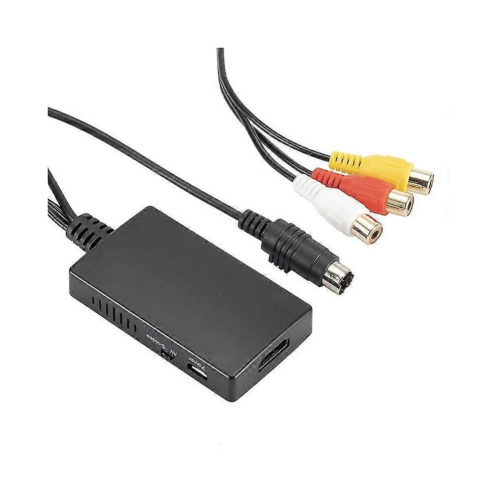S-Video To Hdmi Converter, Av To Hdmi Adapter With Rca Input, Supports 1080P Output 9152359551922