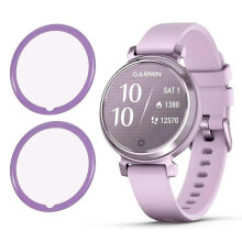 2Pcs Garmin Lily 2 Screen Protector - Purple Light PMMA Clear Watch Film for Lily 2 Smartwatch