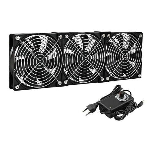 Ανεμιστήρας υπολογιστή 3x120mm με ελεγκτή ταχύτητας AC 100V-2