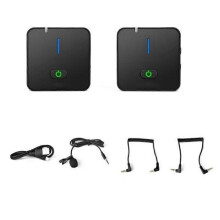 Wireless Lavalier Microphone One to One Smart Pairing Recording Microphone Professional Noise Canceling Microphone