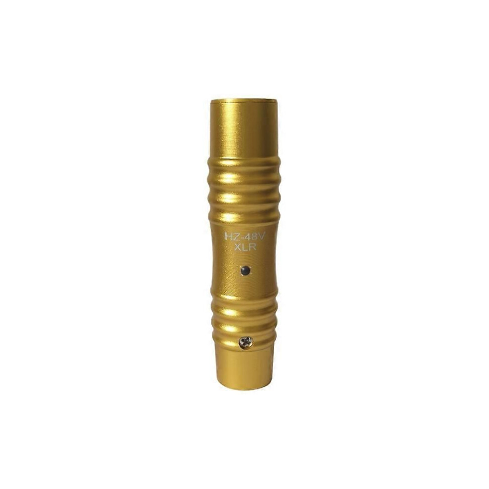 48V 3Pin Xlr To 3.5Mm Condenser Microphone Amplifier Xlr Wired Condenser Microphone Adapter 3Pin Xlr To Mic Adapter 9152359532099
