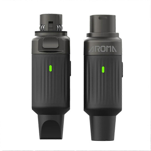 AROMA ARC2 Wireless Microphone System XLR Microphone Transmitter Receiver for Dynamic/Harmonic Mics/