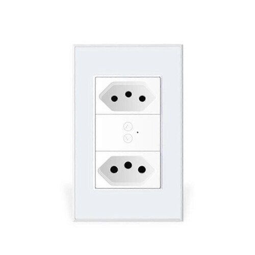 Tuya Zigbee Smart Brazil Socket Switch 10+20A Switch Socket Support Voice Control TUYA APP for Smart