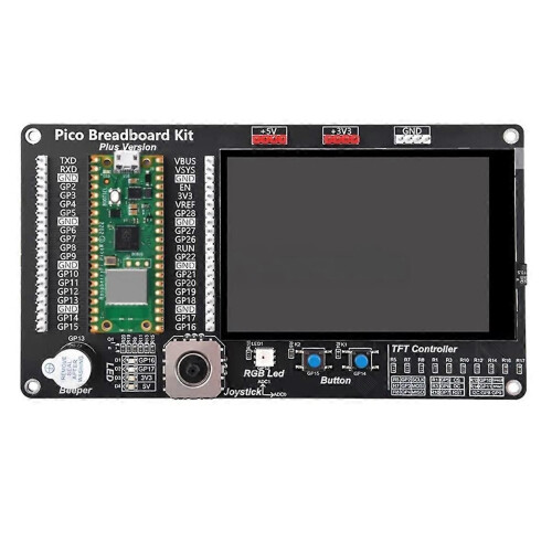 For / W/2 Breadboard Kit with 3.5 Inch Touch Screen DIY Project Breakout Board with PicoW 1