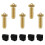 5PCS 0.4mm Brass Nozzles and 5PCS Silicone Socks 1