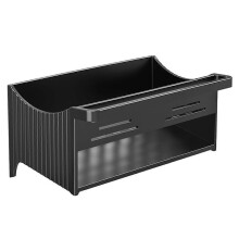 Kitchen Automatic Drainage Sink Storage Rack Plastic Wash Basin Soap Sponge Holder Bathroom Shampoo Organizer Towel Rack