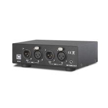 2 in 2 Out 48V Phantom Power Supply Universal Compact Phantom Power compatible Condenser Microphone Music R