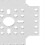 5pcs Hole Pattern Brackets Aluminum Alloy Holes Grid Plates for Robots Engineering Equipment Creating Connection Angles 4