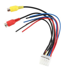 Amplificatore DUAL TBX10A, connettore di ingresso alimentazione a 10 pin per cablaggio altoparlanti.