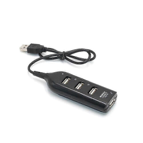 4 Port USB Hub Slim Portable USB A Hub Adapter for Laptop & Computer Data Transfer