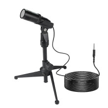 Condenser Microphone Desktop Recording Microphone compatible for PC Laptop