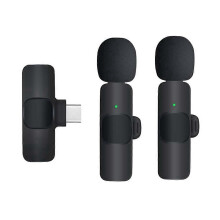 Wireless Lavalier Microphone,compatible for Video Recording,Live Stream,TikTok,Vlog,Presentation Noise Canceling Microphone