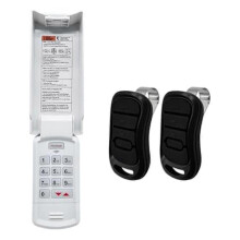 GK-R Tastatur und 2er-Pack G3T-R 3-Tasten-Garagentorfernbedienung, kompatibel ab 1995, 315/390 MHz,