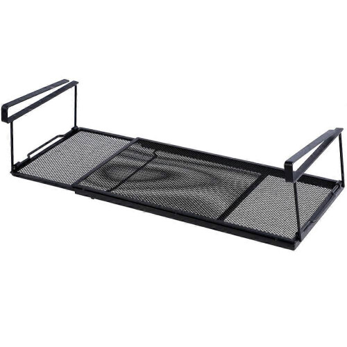 Extendable Under Cabinet Organizer Shelf, Under Desk Storage Rack