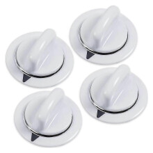 4 pezzi Manopola timer per asciugatrice WE01X20374 compatibile con asciugatrici General Electric e Hotpoint