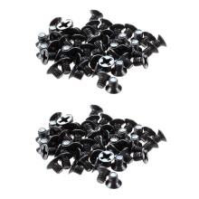 100 Pcs M3X4mm Screws Replacement Black compatible Laptop Hard Drive