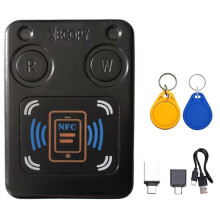NFC RFID Έξυπνο Chip Αναγνώστη Καρτών Copier+CUID/UID Keychain ID IC 13.56Mhz 125Kh