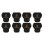 8pcs for Bambu Lab A1 Mini Silicone Socks, Hotend Protective Cover, Insulation Case for Enhanced 3D Printer Performance 1