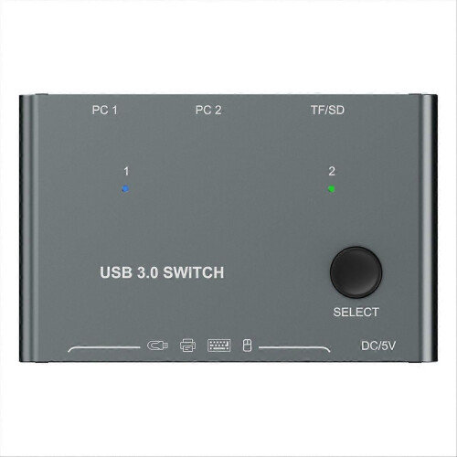 -KM234T USB3.0 2 είσοδοι και 4 έξοδοι Κοινόχρηστος εκτυπωτής 4 θυρών