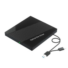 7 in 1 USB 3.0 Type C External CD DVD RW Optical Drive Portable DVD Player Burner Reader USB Hub compatible for PC Laptop