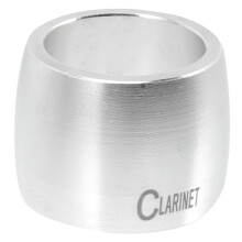 Alto Saxophone Ligature and Reed Fastener with Durable Metal Body and Protective Rubber Cushion
