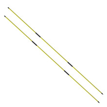 Golf Alignment Sticks Training Aid 2 Pack,3-Section 48 inch Golf Swing Trainers Foldable Practice R