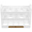 30Slots Eierhouder Wit Compact 3-Laags Koelkast Organizer 1