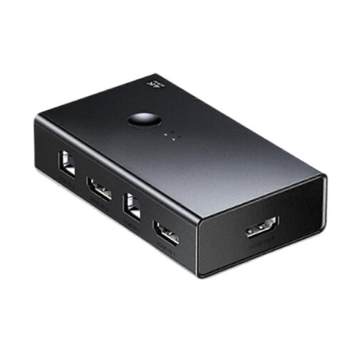 -Συμβατός διακόπτης KVM 4K@60Hz USB 2.0 Switcher Έξοδος 2 σε 1 για εκτυπ