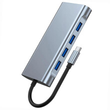 Hub USB 3.0 Type-C 11 in 1, docking station multiporta per laptop, da Type-C a VGA PD 4K, RJ45, compatibile
