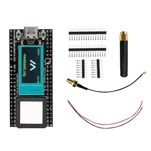 ESP32 LoRa V3 Meshtastic Network Asset Tracker Wi-Fi Bluetooth GPS Tracker compatibile con veicoli,