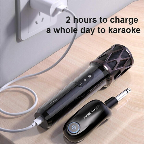 Wireless Microphone 2.4G Fixed Frequency 1-1 Handheld Mic Micphone 1