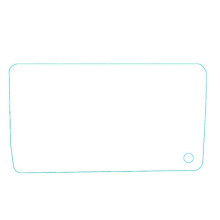1PCS Rear Seat TV Screen Film for -BMW 7 Series / X5 X6 / 5 Series, Back Seat Headrest TV Screen Tempered Glass Film