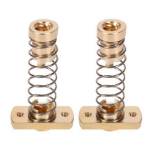 2 Sets CR10 Z Axis T8 Anti Backlash Spring Loaded Nut Elimination Space Brass Nuts compatible Upgrade Ender 3S Ender 3 Pro