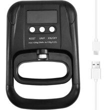EH201 120 kg/265 lbs Digitales Handdynamometer, Griffkrafttrainer, elektronisches Messgerät, USB-Anschluss,