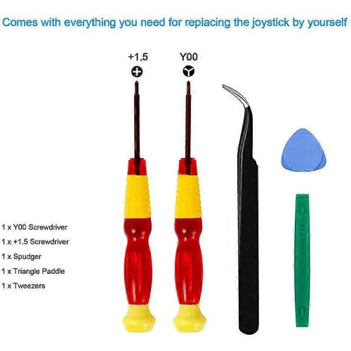 2-Pack Replacement Joystick Analog Thumbstick Part for Lite Controller - with Repair Tool Kit 1