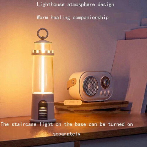 Three Layer Lighting Lighthouse Camping Maglev Camping Atmosphere Breathing Light Home Portable Slee