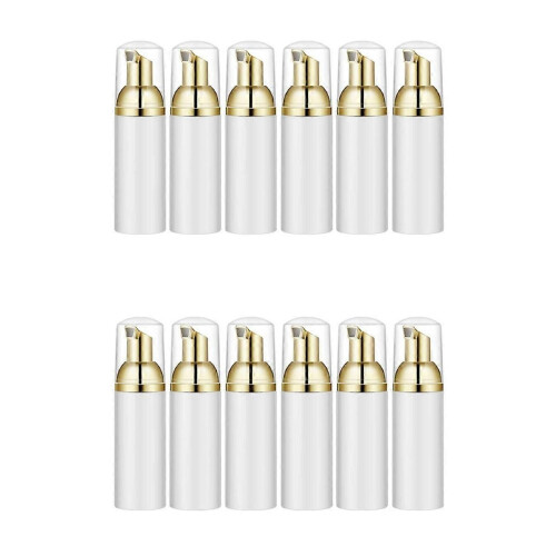 Μπουκάλι αφρού 50ML/1.7Oz με χρυσή αντλία, 6 τεμάχια, άδειοι δια