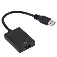 USB 3.0 to HDMI-Compatible Adapter Video Cable Converter with Audio Output compatible PC Laptop HDTV TV External Video Card