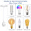 Caldarax 2 Pack Ceiling Pendant Light Fitting, E27 Lamp Holder, with Lock Ring for Shade, with 100CM Adjustable Cable, Flex Cable Ceiling Rose, Indus 3