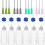 6Pcs Glue Applicator Bottles, 30ml Plastic Squeezable Dropper Bottles 1