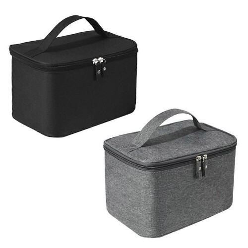 Double Layer Large Capacity Cosmetic Bag Oxford Cloth Storage Bag