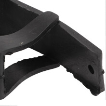2 pezzi di pattini in gomma per catena del forcellone, neri, antigraffio, compatibili con PIT Quad Dirt